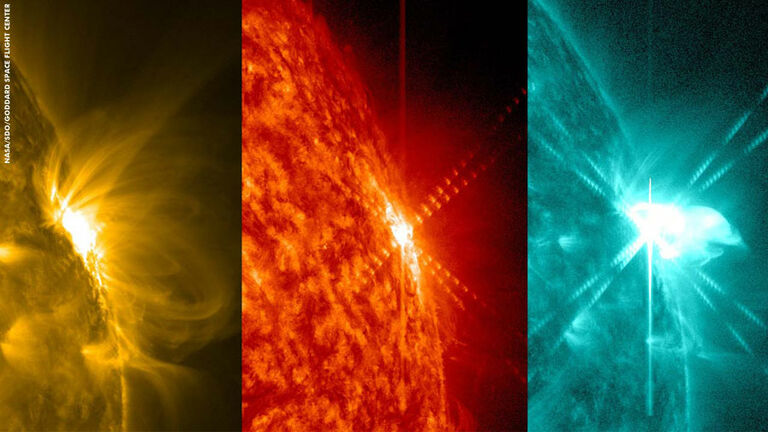 Sun Unleashes Intense Solar Flare