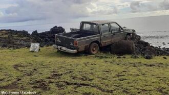 Man Arrested for Crashing Truck into Easter Island Moai Statue