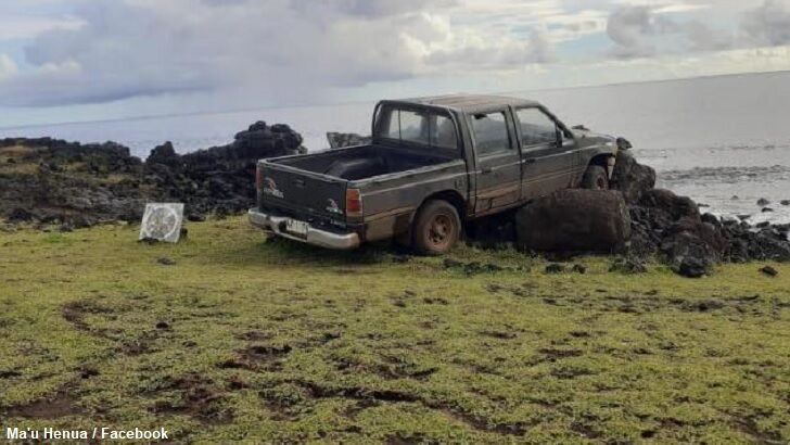 Man Arrested for Crashing Truck into Easter Island Moai Statue
