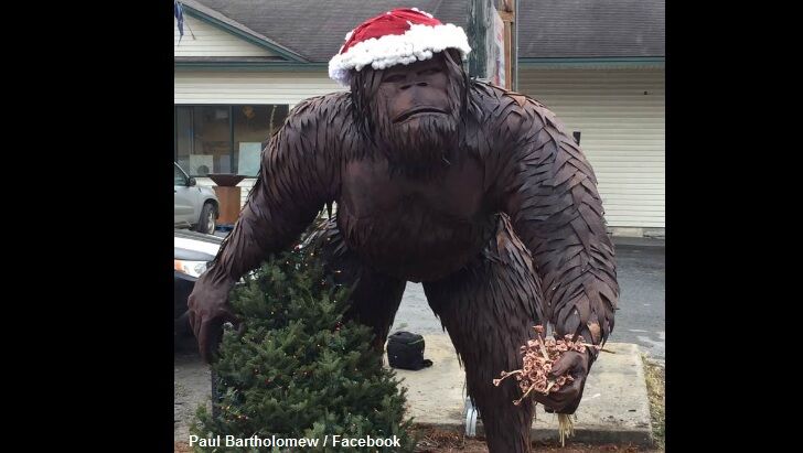 Giant Bigfoot Statue Unveiled in NY