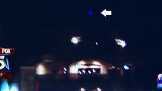 Blue UFO Over Virginia