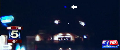 Blue UFO Over Virginia