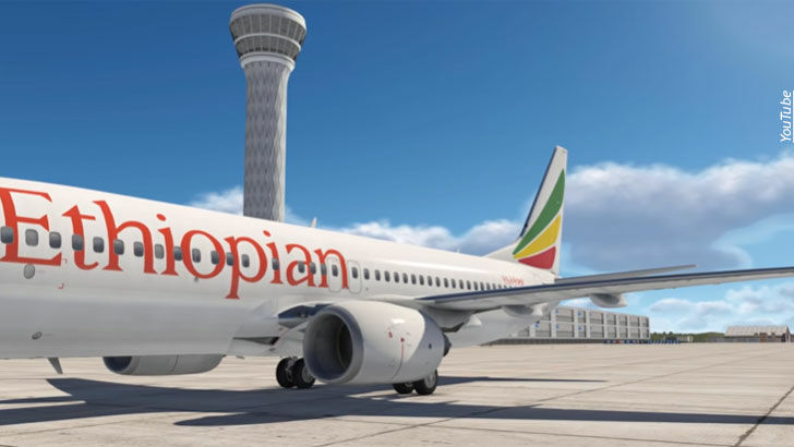 Video: Simulation of the Ethiopian Crash