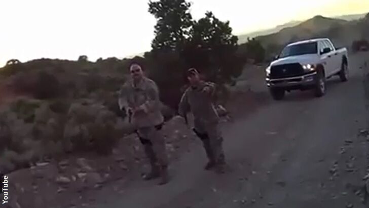 Watch: Armed Guards Stop Explorers at Area 51