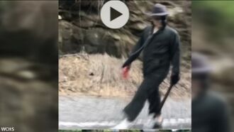 Creepy 'Machete Man' Spotted