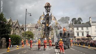 Watch: Enormous Puppet Unveiled in England