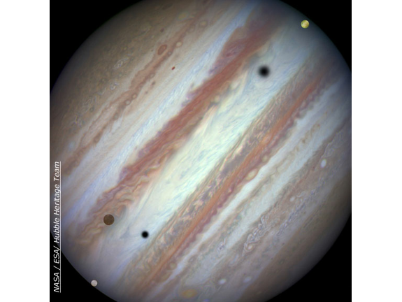 Jupiter Moon Crossing