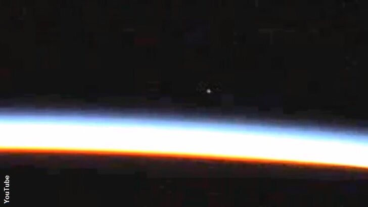 Watch: ISS Feed Censors UFO Coming to Earth?