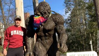 Bigfoot Bandits Strike Again, Swipe Sasquatch Statue in Massachusetts