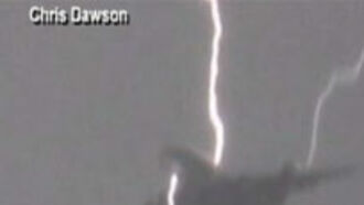 Video: Jet Struck by Lightning