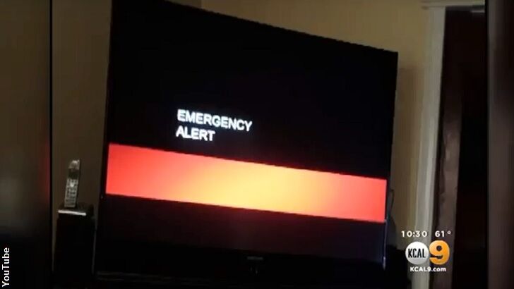 Eerie 'Emergency Alert' Airs in CA