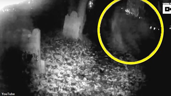 Watch: Ghost Goes After Camera at Graveyard in England?