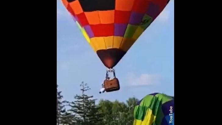Wind Causes Chaotic Balloon Ride