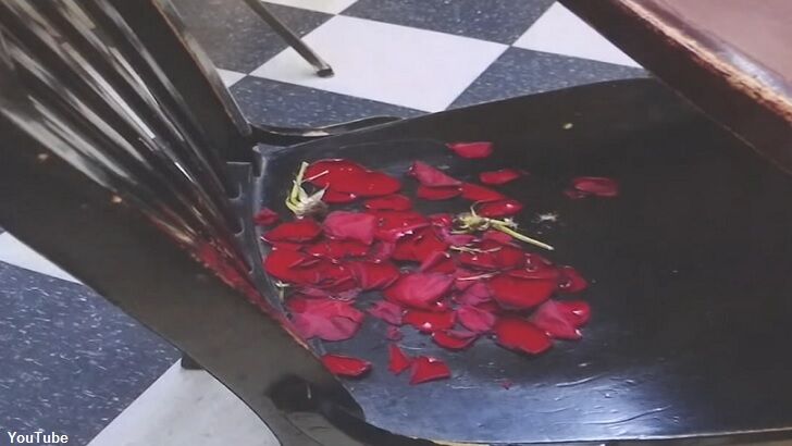 Video: Virgin Mary Leaves Rose Petals at Troubled Texas Restaurant?