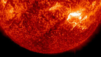 Sun Unleashes Huge Flare