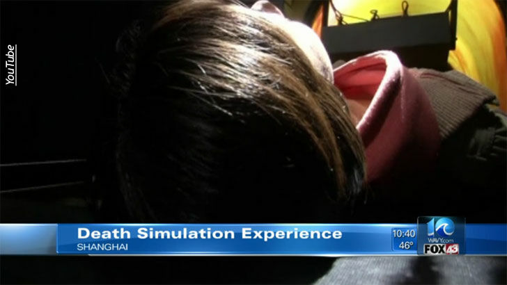 Death Simulation Exhibit Opens in Shanghai