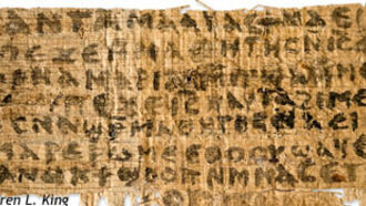 Ancient Papyrus Refers to Jesus' Wife