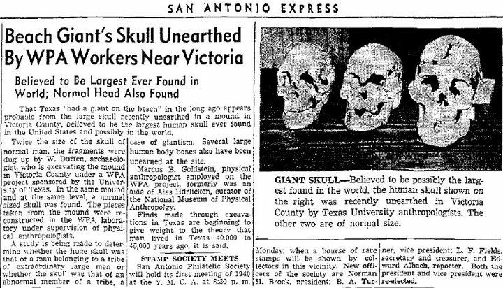 Giant Skulls from America