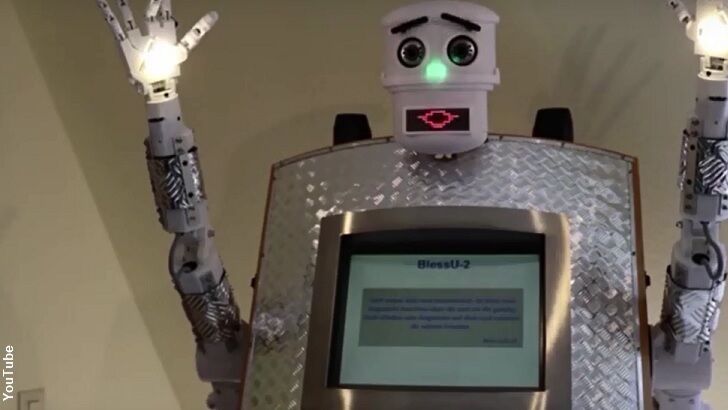 Meet the Robot Priest 'BlessU-2'