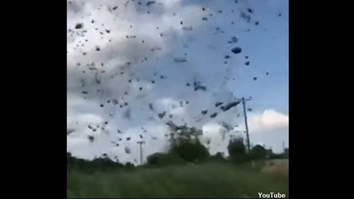 Watch: 'Hay Tornado' Filmed in England