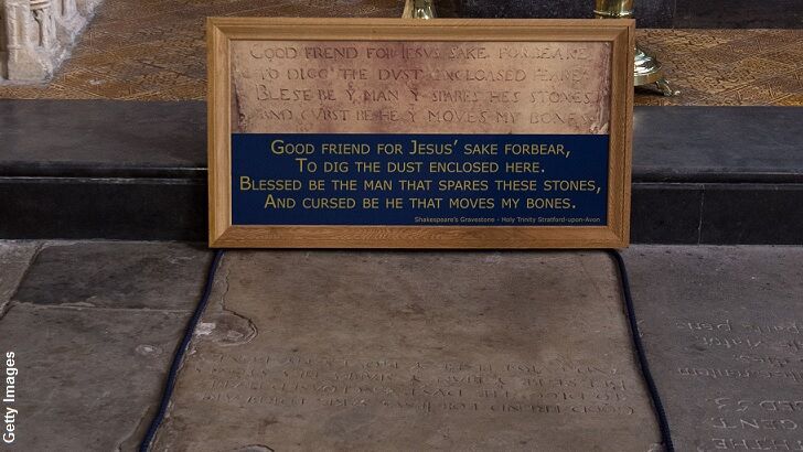 Scan Suggests Shakespeare's Skull Was Stolen