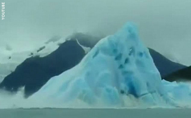 Video: Tourist Captures Iceberg Flip