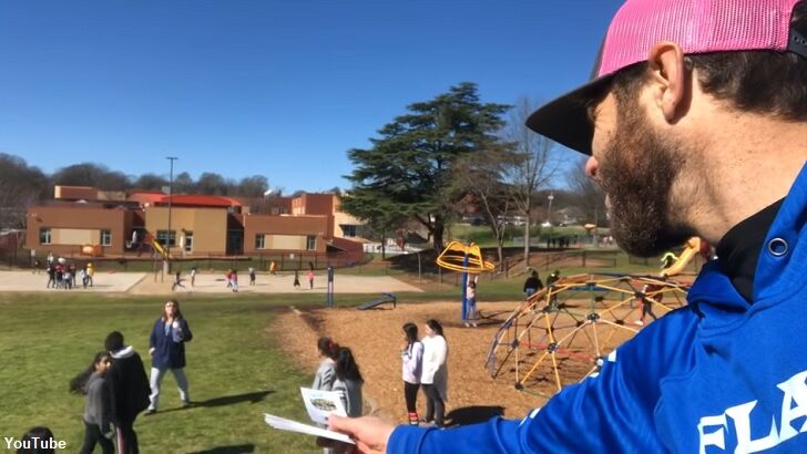 Watch: Flat Earther Arrested Following Bizarre Visit to Elementary School