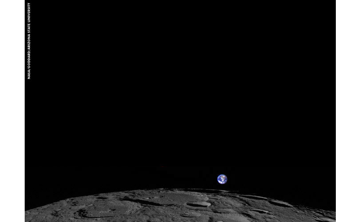 Earthrise from the Moon