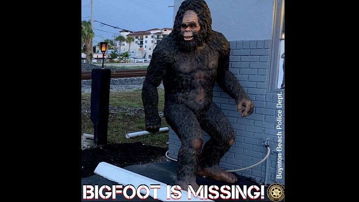 Massive Bigfoot Statue Stolen in Florida