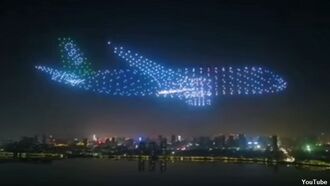 Video: Drone Swarm Forms 'Ghost Plane'