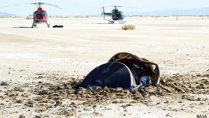 NASA Shares Photo of Crashed 'Flying Saucer From Outer Space'