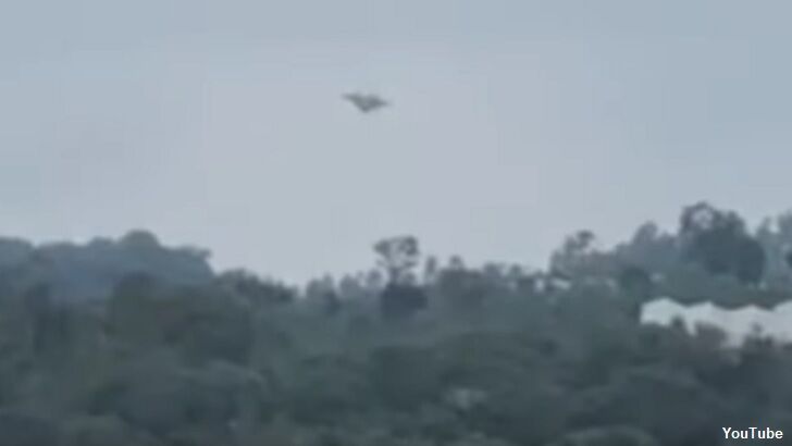 Watch: UFO Landing Caught on Film?