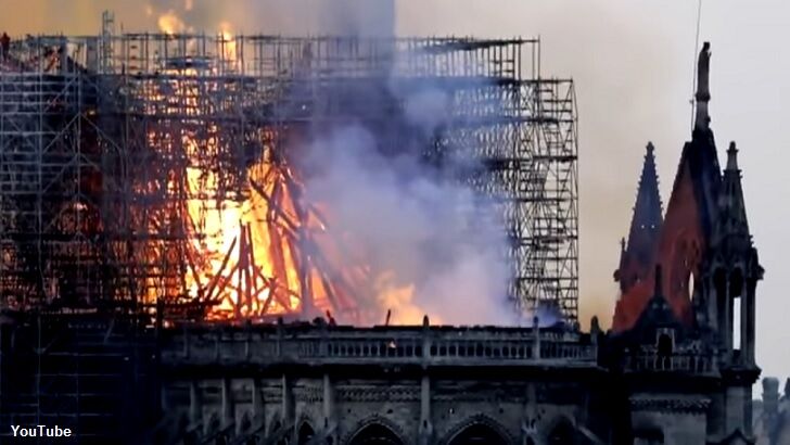 Video: 'Jesus' Spotted in Notre Dame Fire