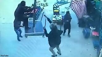 Watch: Massive Gust of Wind Sends Umbrella-Holding Man Flying into the Air