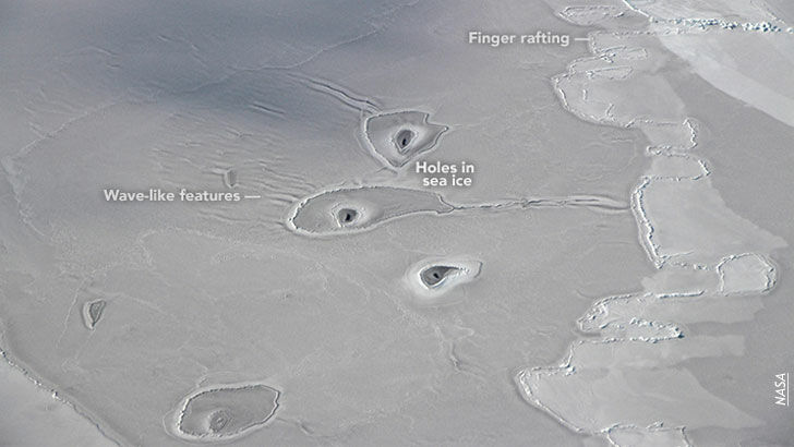 Mysterious Ice Circles in the Arctic Discovered