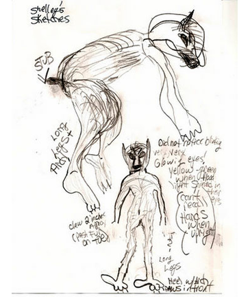 Sketch: Strange Bipedal Creature