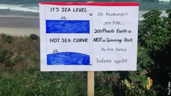 Flat Earth Sign Spotted in NZ