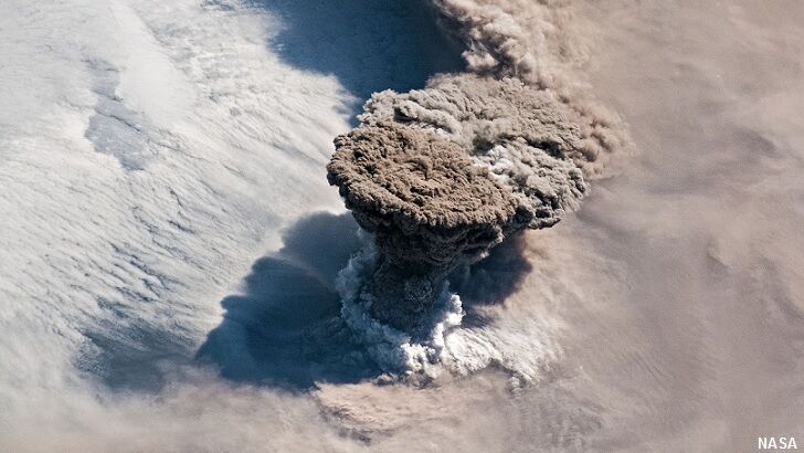 Volcanic Eruption Spotted From Space