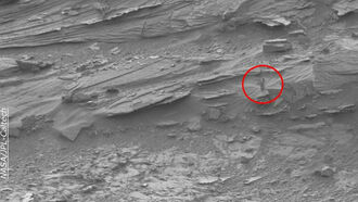 Mars Rover Captures 'Dark Lady'