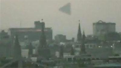 Triangular UFO Over Kremlin