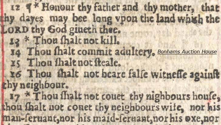 'Wicked Bible' Actually Ordered People to Commit Adultery