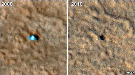 Mars Lander Deteriorates