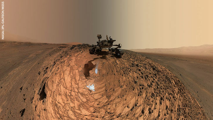 Curiosity Rover Takes Selfie on Mars