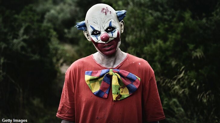 British Man Faces Down Creepy Clown