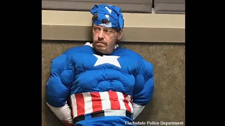 Video: 'Captain America' Busted for Burglary in Mississippi