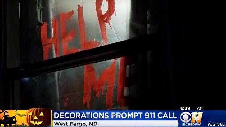 Creepy Halloween Decoration Prompts Call to the Cops