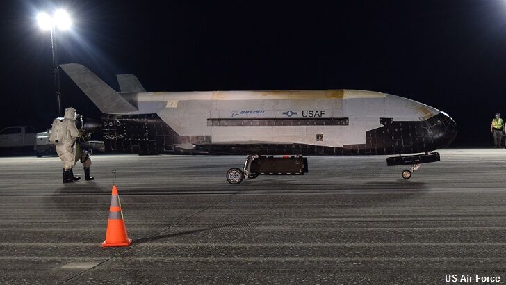Mysterious Air Force Space Plane Finishes Record-Breaking Flight