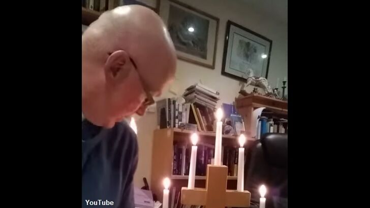 Video: Vicar Accidentally Catches on Fire While Filming Virtual Service