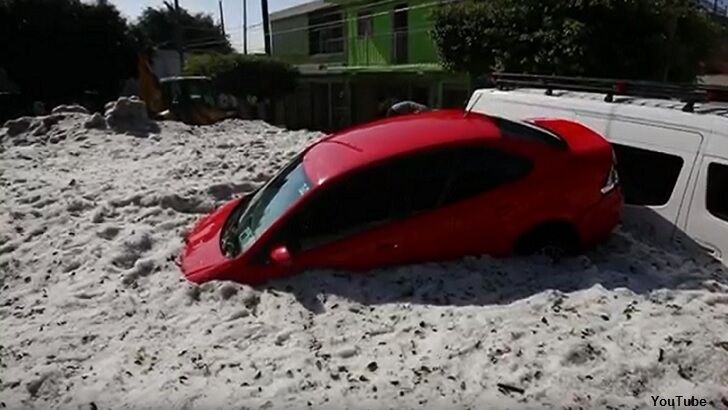 Video: Monstrous Hailstorm Drops Five Feet of Ice on Mexican City