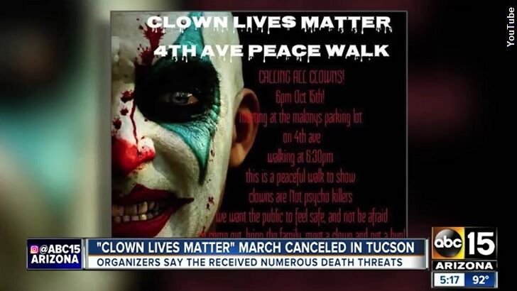 Pro-Clown Rally Quashed by Death Threats